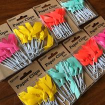 10 sets of SYLOON bow paper clip colorful ribbon paper clip bookclip bookmarks hand account decoration Binder