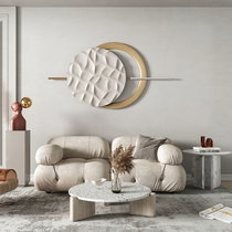 Light luxury minimalist wrought iron living room wall decoration sofa background wall metal creative restaurant bedroom three-dimensional pendant