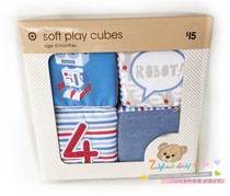 British brand baby cognitive cloth building blocks bite-free and easy to clean baby parent-child toys Baby toys