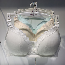 Yunxiang nursing bra Maternity underwear bra Pu pregnancy breast suction white thin section feeding anti-sagging