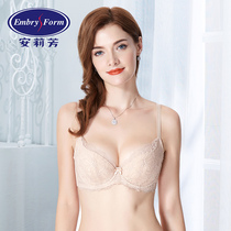Anlifang sexy lace thin chest small bra female size comfortable breathable gathering underwear EBW0033