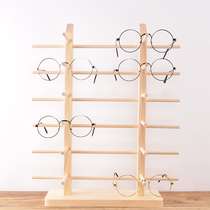 Solid wood glasses display stand Glasses store storage rack Display decorative props Sunglasses sunglasses stand Glasses rack