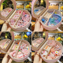 Childrens hair accessories Little girl hair card headdress Hair clip Princess girl jewelry Jewelry set Christmas storage gift box