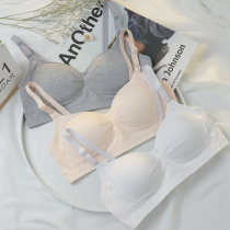 No trace underwear female 2021 small chest gathered thin summer students High School Japanese girl without steel ring