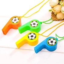 Plastic outdoor childrens toys cheering whistle referee whistle fans lanyard games survival whistle