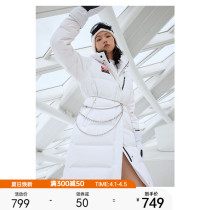 Ahn stepped China ice and snow -- graphene warm anti-splash water down jacket for women 2021 long style jacket 162146913