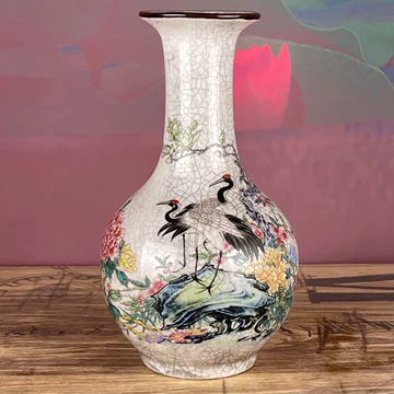 中国古董　大清乾隆　特大花瓶　九谷燒　有田烧　染付 山水　青花 清乾隆青花赏瓶-清乾隆青花赏瓶促销价格、清乾隆青花赏瓶品牌- 淘宝
