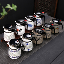 Piaoyi Cup bubble teapot ceramic filter inner tank office sclower Tea Cup heat-resistant tea maker kung fu tea set set