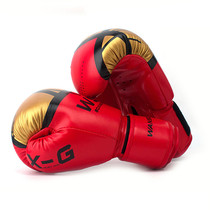 Boxing gloves adult children Sanda female fighting Muay Thai boy juvenile fighting half finger sandbag Boxing