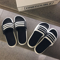 2021 new slippers men summer fashion wear Korean version of the trend cool soft bottom outdoor sandals non-slip