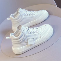 High-help small white shoes 2021 new womens shoes summer thin breathable versatile casual thick-soled shoes ins tide