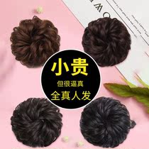 Wig net set meatball hair ornaments flower bud curl Hairband fluffy natural lazy fake floral headdress