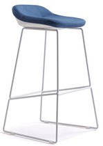 Guangdong factory direct leisure chair bar chair high foot bar chair negotiation chair JS-008C custom spot