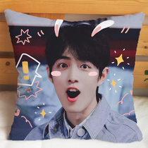 Xiao Zan around the same pillow double-sided printing picture support poster Wang Yibo to give a gift Wei Wunxian doll pendant