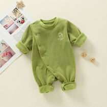Baby one-piece clothes autumn winter clothing outfits suit jacket thickened and warm newborn baby clothes winter