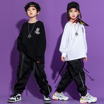 Tide brand childrens suit 2021 autumn new childrens street dance tide clothes boys hip hop performance clothes girls jazz dance clothes