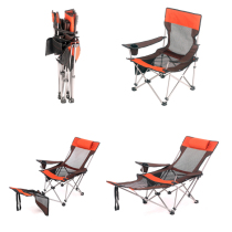 Folding chair Outdoor fishing chair Portable backrest lunch break bed Beach chair dual-use escort bed Self-driving tour camping bed