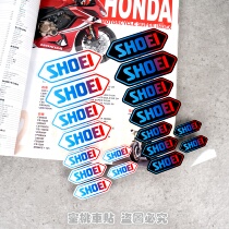 SHOEI Stickers 93 Pony Red Ant Japan shoei Helmet Stickers Safety Anti Moto GP Sponsor Race