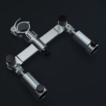 Air hook Wudao double battery bracket New ultra-light aviation aluminum universal adjustment frame rod fishing box fishing chair double battery seat