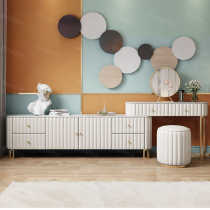 Corner dresser net celebrity ins wind bedroom light luxury modern simple high-end storage cabinet one size makeup table