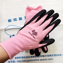 New listed oven Oven Oven Oven Insulation Long Gloves Anti Slip Rubber Gloves Air Brother-in-law Empty less Eating Gloves High Temperature Resistant