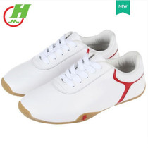 Cotton Tai Chi shoes soft cowhide beef tendon female leather leather martial arts shoes men tai chi kung fu shoes soft soles