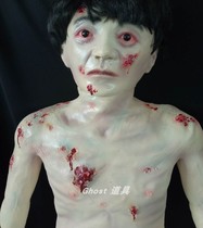 Halloween haunted house escape house decoration horror props simulation male corpse zombie model