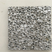 Closed-cell foamed aluminum Electromagnetic wave shielding foamed aluminum Bowling alley silencer sound insulation foamed aluminum