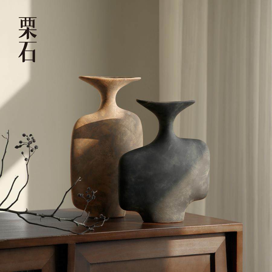 侘寂风玉石花瓶-侘寂风玉石花瓶促销价格、侘寂风玉石花瓶品牌- 淘宝
