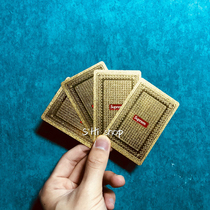 Supreme FW13s Super Cool Waterproof Nouveau Riche Gold Plastic Poker Gold Poker Flash Playing Cards