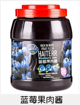 Haytel Jam Fruit Pulp Fruit Grain Ice Porridge Shaved Ice Santa Delic Fried Acid Blueberry Taste Jam 3kg Milk Tea Raw Material Special