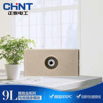 Zhengtai 120 type 9L wall switch socket function key TV socket switch combination module