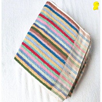 Dishwashing cloth 20 cotton colored stripes small towel absorbent durable padded kitchen cleaning cloth dishwashing towel