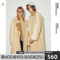 bosie windbreaker men 2021 autumn new khaki windbreaker Japanese casual wind Joker windbreaker couples 1023L