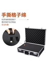Grid hand tear sponge universal plaid cotton shock pad particle filling block box lining box box square foam Black