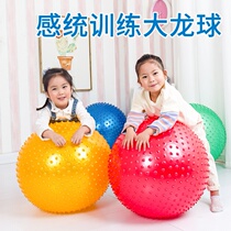 Big ball Childrens elastic ball sensory training equipment Early education Sheep corner ball Big dragon ball Yoga ball Full set of massage home