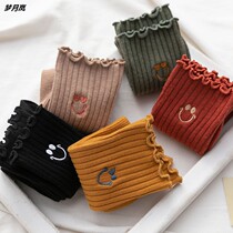 Moon Sox Children Spring Fall Middle Socks Autumn winter postnatal pregnant women Muffin Maternal Heaps Stockings Socks not Lots