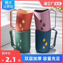 Mouthwash Cup home simple brushing Cup wash cup children couple pair of simple brushing set creative cylinder