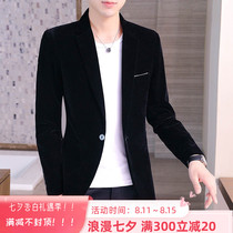 Rich bird spring and autumn new small suit jacket mens Korean version of casual all-match slim trend fashion suit top
