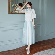 Republic Of Republic Comeback Qipao Suit for Han clothes female students China Wind Daily Nation Tea Art Costume Repair of Tang Fashion