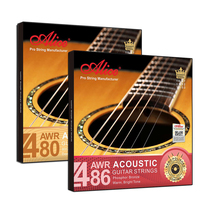 Alice folk guitar string AWR480 AWR486 nano-coated anti-rust acoustic guitar 011 012