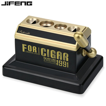 JIFENG cigar shears stainless steel multi-caliber guillotine sharp tongs cigar V-shaped scissors metal cutter