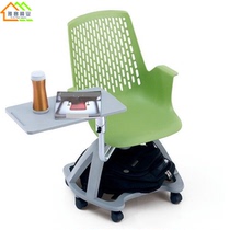  Export plus writing board Training chair Meeting record chair Table and chair one-piece chair Smart classroom pulley discussion chair
