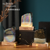 Great British Museum Rosetta Weather Bottle Storm Bottle Glass Pendulum Gift for male and female birthday gifts to boyfriend