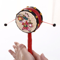 Baby color plastic rattle educational toys wave drums New newborn baby rattle early education Festival small toys