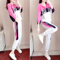 European Station Lianhood Sports suit Womens autumn Winter 2022 New wave Fashion relaxed leisure Two sets