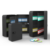 KEYBOX combination lock key box home wall hanging key cabinet car key storage management box intermediary wall-mounted