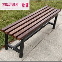 Outdoor solid wood benches outdoor benches garden benches Park chairs outdoor row chairs changing shoes stools