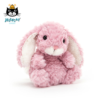 2021 UK jELlYCAT New Pink Pink Tulip sweet and small rabbit soft to appease baby plush toy