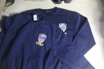 Citigroup Fire Department 9 11 commemorates exquisite embroidered round neck pullover autumn and winter velvet sports leisure sweatshirt military fans